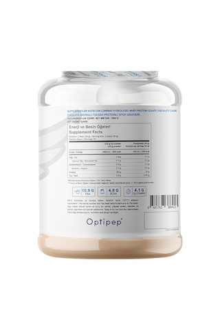 Supplementler Hydrolysed Whey Isolate 1000 Gr Çikolata