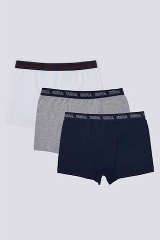 U.S. Polo Assn. U.s Polo Erkek Çocuk Boxer 3'lü Takım Mavi