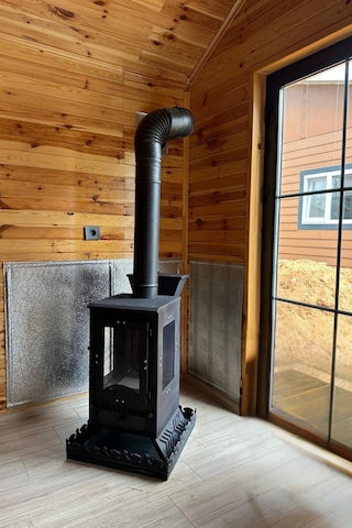 Dekoratif Şık Camlı Şömine&pelet Soba 60x35x35 Cm