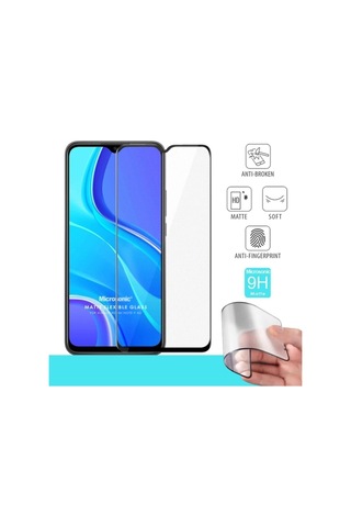 Xiaomi Redmi Note 9 4g Seramik Matte Flexible Ekran Koruyucu Siyah