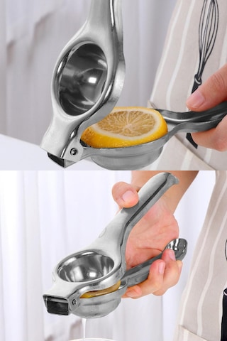 Paslanmaz Çelik Limon Sıkacağı Büyük Boy Metal Narenciye Presi Limon & Portakal Sıkacağı Paslanm Diğer