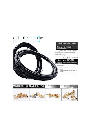 Teltree Erkek Kadın Üniversal Uygun Dayanıklı Nilon Dokuma Hidrolik Fren Hortumu Seti Tektro Seti, Bir Bisiklet İçin