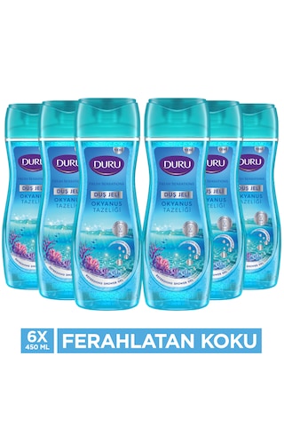 Duru Fresh Sensations Okyanus Ferahlığı Duş Jeli 6 x 450 ML
