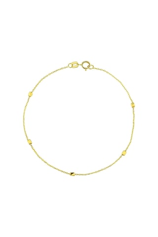 Altınkesesi 14 Ayar Altın Küp Zincir Bileklik - Sarı Sarı Altın