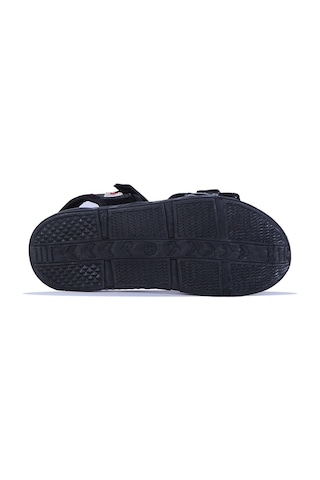 Skuaiter Skuaıter Plv-6135 Cırtlı Yazlık Erkek Çocuk Sandalet Siyah - Gri