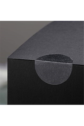 Btcrea 20mmx20mm Şeffaf Yuvarlak Kesim 1000 Adet Rulo Etiket