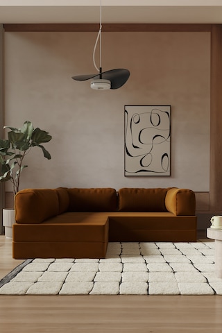 Modalife Legoom Köşe Açılır Yatak Olabilen, Aktivite Koltuğu-kiremit