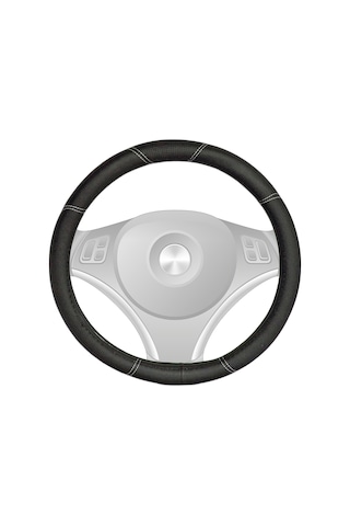 Carub Geçmeli Direksiyon Kılıfı Deri Lüx Çantalı 38 Cm Siyah Br1831020 Siyah