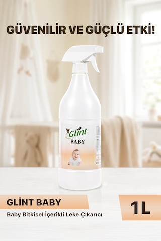 Glint Baby 1 Litre Bitkisel İçerikli Bebek Çamaşır Leke Çıkarıcı