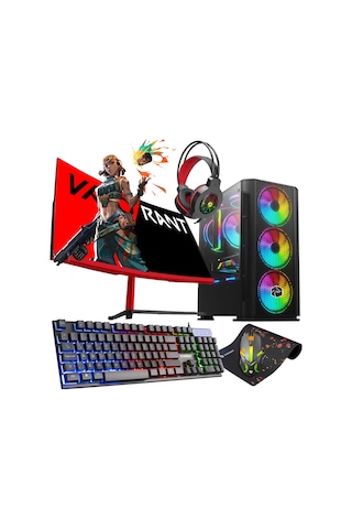 Zeiron FX55 i5-3470 16 GB 240 GB RX550 23.8" Curved Masaüstü Oyuncu Bilgisayarı