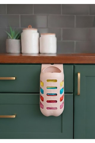 Pembe Plastik Poşetlik Saklama Ve Düzenleme Kutusu Plastik 35 X 27 X 22 Pembe Tr Diğer