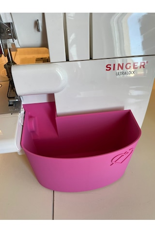Singer Overlok Çöp Kutusu Fire Kabı Xl Fuşya Pembe 14sh654 14sh75