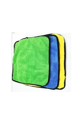 Yeşil Renk Mikrofiber Araç İç Dış Yıkama Temizleme Kurulama