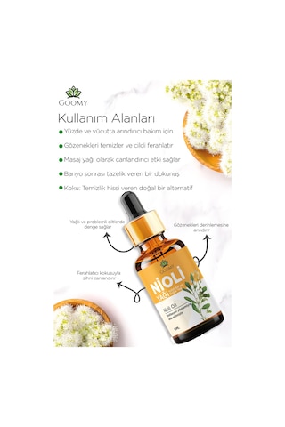 Goomy Nioli Yağı %100 Doğal Bitkisel Uçucu Yağ Niaouli Essential Oil 10ml 10 ML