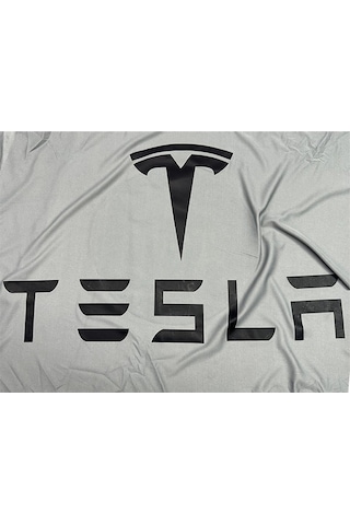 Tesla Model Y 2020- Araba Brandası Gri Kumaş Penye Toz Geçirmez Oto Garaj Branda
