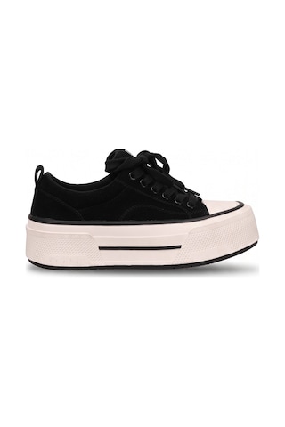 Ayakkabı Fuarı Elit Hml262-1109 Kadın Klasik Sneaker Siyah