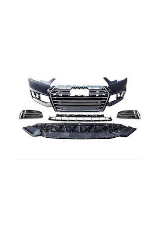 Audi A4 İçin Uyumlu S4 Ön Tampon Panjur Seti 2016-2019