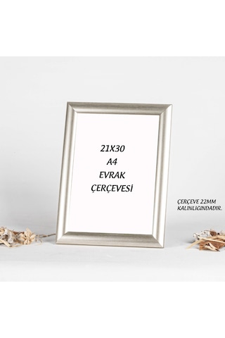 A4 Gümüş Çerçeve 21x30 A4 Gümüş Çerçeve 21x30