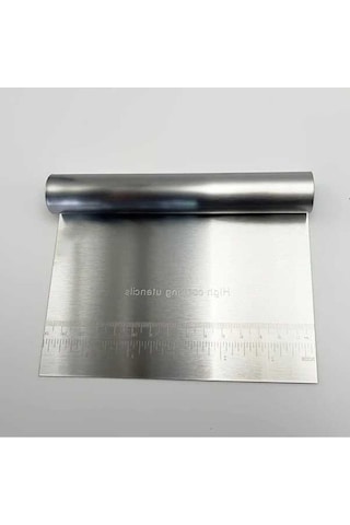 Trendooze Gaojunshop01 Paslanmaz Çelik Hamur Kazıyıcı Fırıncılık Aleti Gümüş Renk Gümüş