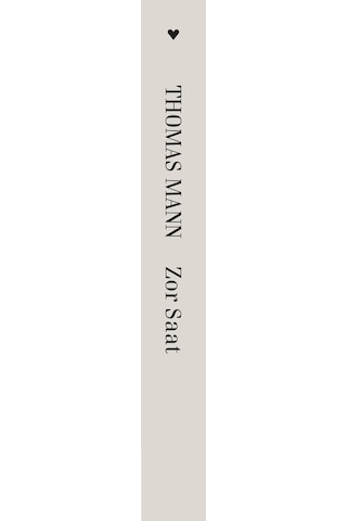 Zor Saat - Toplu Öyküler 1 - Thomas Mann - Can Yayınları