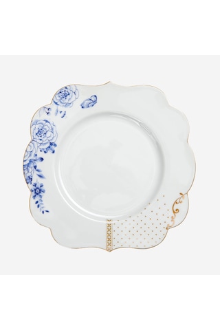 Pip Studio Mavi Beyaz Porselen Kahvaltı Tabağı 23,5 Cm