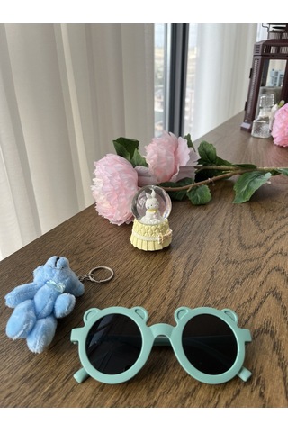 Jolly Kids Çocuk Güneş Gözlüğü Ayıcıklı 38 Yeşil
