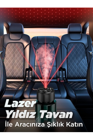 Auhma Af-01 Otomatik Araç İçi Koku-lazer Yıldız Tavan-bright Blue