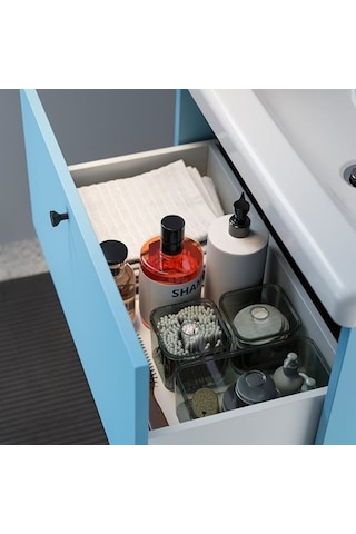 Ikea Enhet Lavabo Dolabı, Açık Mavi, 60x42x60 Cm, 2 Çekmeceli