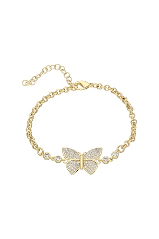 Kelebek Bileklik 717020 Gold