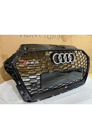 Audi A3 Rs3 Ön Panjur Pianoblack 8v Makyajlı Kasa 2016 -2020 Arası Uyumlu
