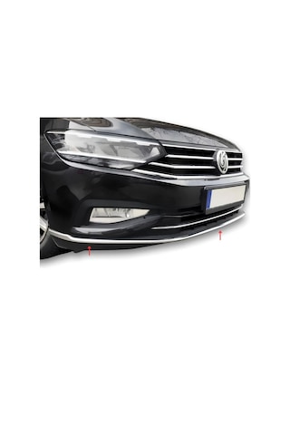 Ebal Otomotiv VW Passat 3C B8,5 Krom Ön Tampon Alt Çıta 3 prç. 2019 P.ÇELİK
