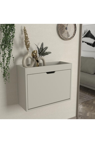 Remy 1 Kapaklı Ayakkabılık Kumtaşı - Antrasit