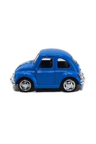 Metal Vosvos Çek Bırak Model Araba Mavi