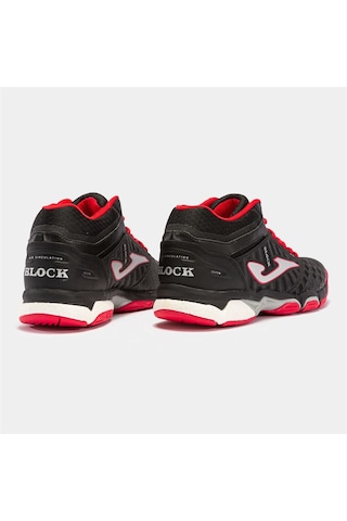 Joma VBLOCK - Unisex Siyah Kırmızı Voleybol Ayakkabısı - VBLOKS23 Siyah