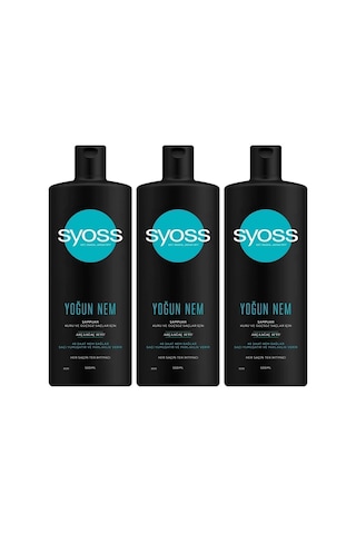 Syoss Yoğun Nem Şampuanı 3 x 500 ML