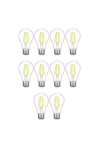 Led Ampul 6w 6500k E27 Beyaz A60 10'lu Erd-96