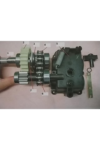 Pubert Elite Pro 55 C2 Şanzıman Mili No-1