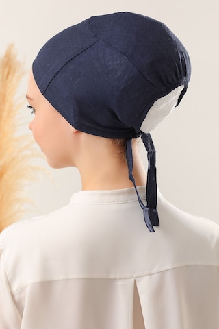 Melodi Scarf Dikişli Bone Lacivert Lacivert