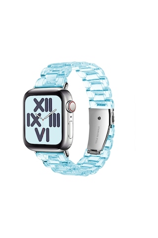 E2M Apple Uyumlu Watch 38-40mm KRD-22 Candy Mavi Kordon