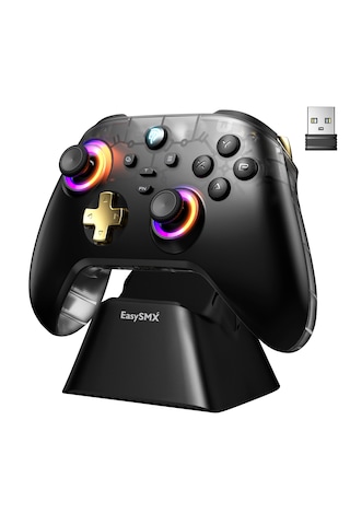 Easysmx D05 - Kablosuz Gamepad - Hall Effect Stick - Siyah
