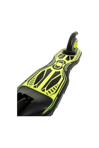 12 Yaş+ Üstü Neon Katlanabilir Çocuk Scooter 2 Dev Tekerlekli Frenli Scoter Yeşil