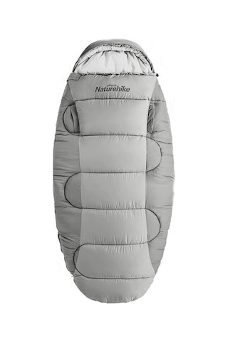 Naturehike Ps400 Oval Ultralight Uyku Tulumu -12 C Cloudy Grey Cloudy Grey - Left Gri