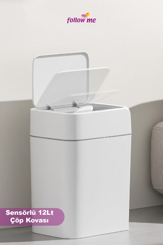 Follow Me Sensörlü Çöp Kovası 12 Litre
