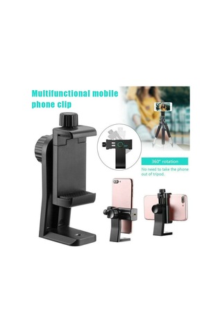 "mobil Fotoğrafçılık İçin Ayarlanabilir Telefon Tutucusu İle Evrensel Akıllı Telefon Tripod Montajı" Çok Renkli