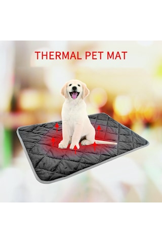 Moveevo Isıtmalı Kedi Yatağı Kendinden Isıtmalı Termal Minder Kedi & Köpek Kaydırmaz Altlık