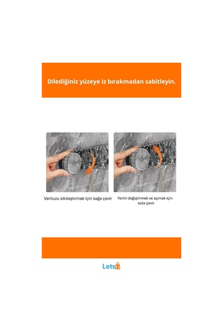 Şeffaf Güçlü Vantuzlu Askılık Çoklu Kanca Çok Renkli