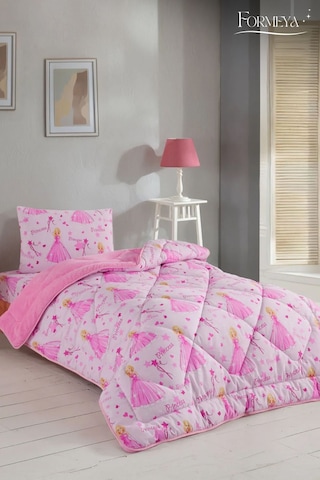 Formeya Princess Desenli Tek Kişilik Çift Taraflı Wellsoft Yorgan