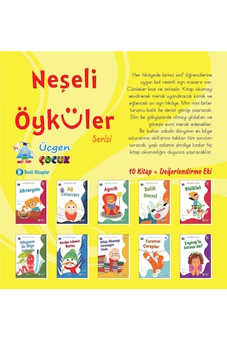 Neşeli Öyküler Serisi - 10 Kitap + Değerlendirme Eki