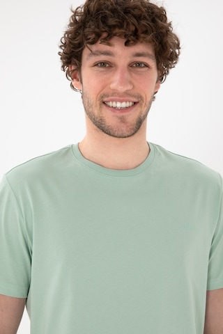 U.S. Polo Assn. Erkek Regular Fit Bisiklet Yaka Su Yeşili Basic Tişört 50305928-VR048