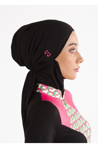 Mayovera Özel Tasarım Pembe Nakışlı Bone Çok Renkli
